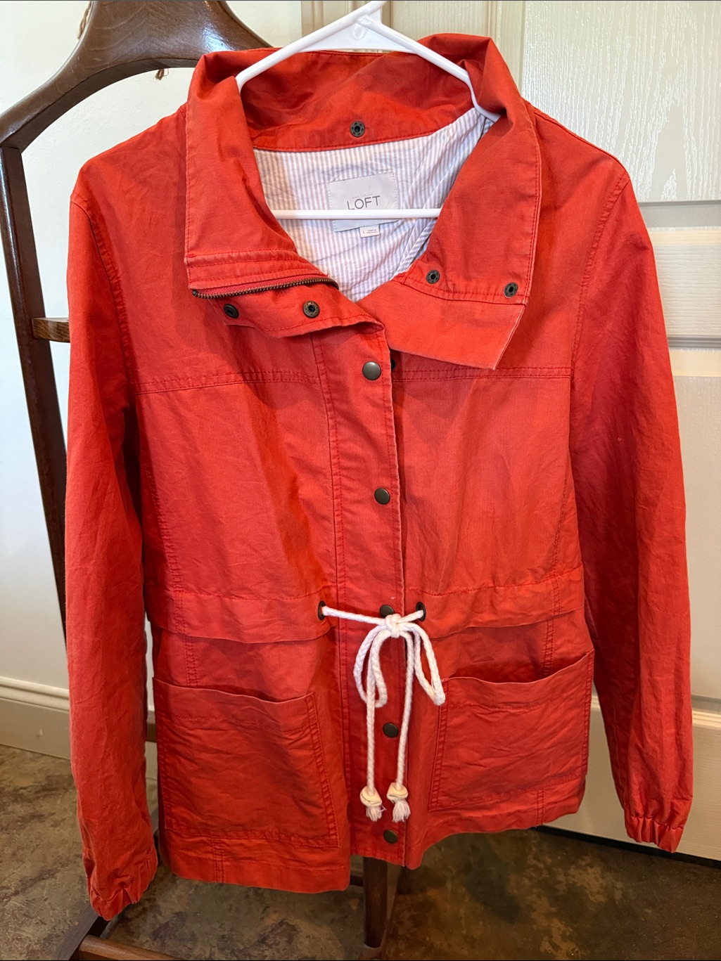 Loft Drawstring Utility Jacket
